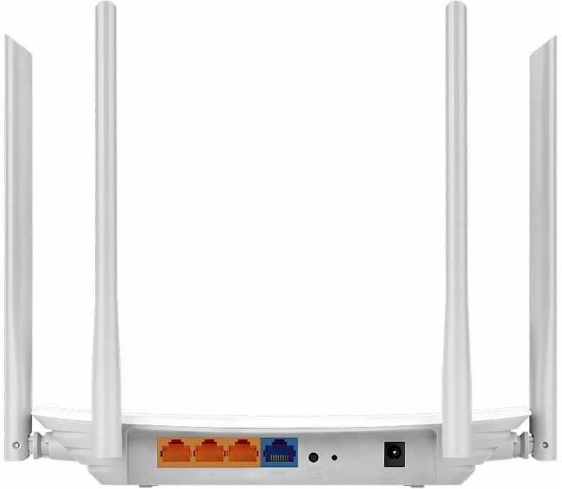 TP-LINK AC1200 Wireless Dual Band Gigabit Router EC220-G5 802.11ac 300+867 Mbit/s 10/100/1000 Mbit/s Ethernet LAN (RJ-45) ports 3 Mesh Support No MU-MiMO No No mobile broadband Antenna type 4xExternal - Pilt 5