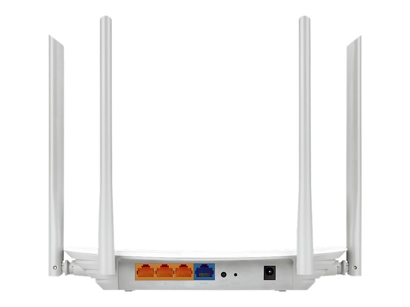 TP-LINK AC1200 Wireless Dual Band Gigabit Router EC220-G5 802.11ac 300+867 Mbit/s 10/100/1000 Mbit/s Ethernet LAN (RJ-45) ports 3 Mesh Support No MU-MiMO No No mobile broadband Antenna type 4xExternal - Pilt 6