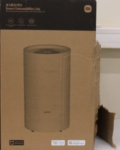SALE OUT. Xiaomi Smart Dehumidifier Lite EU Xiaomi Smart Dehumidifier Lite EU Power 250 W Suitable for rooms up to 25 m² Water tank capacity 3 L White DAMAGED PACKAGING