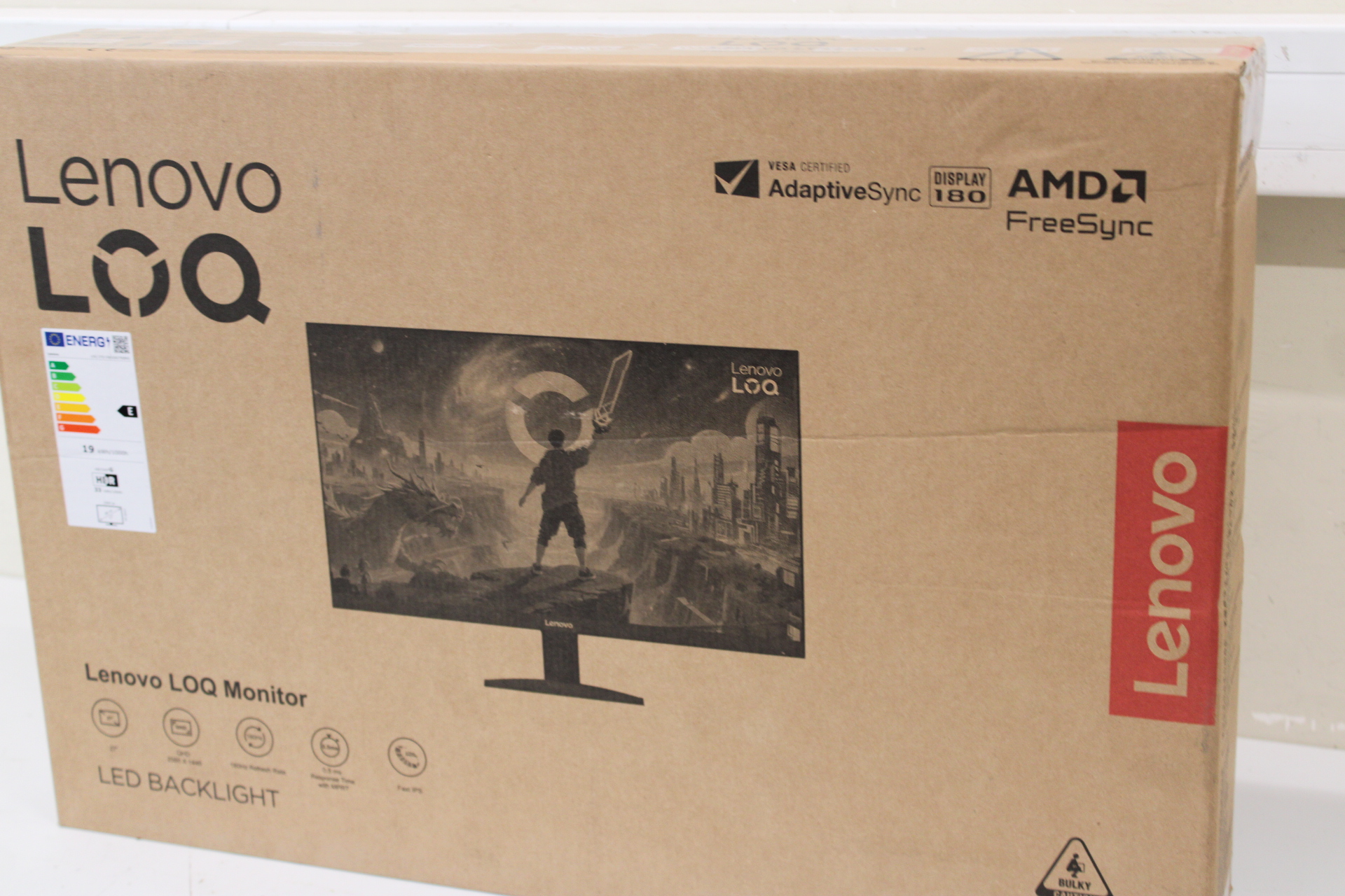 SALE OUT. Lenovo LOQ 27Q-10 27 inch Monitor SALE OUT. Lenovo LOQ 27Q-10 27 " IPS QHD 16:9 180 Hz 0.5/1/2/3/4 ms 2560 x 1440 pixels 300 cd/m² 2 Grey Warranty 36 month(s) DAMAGED PACKAGING - Image 3