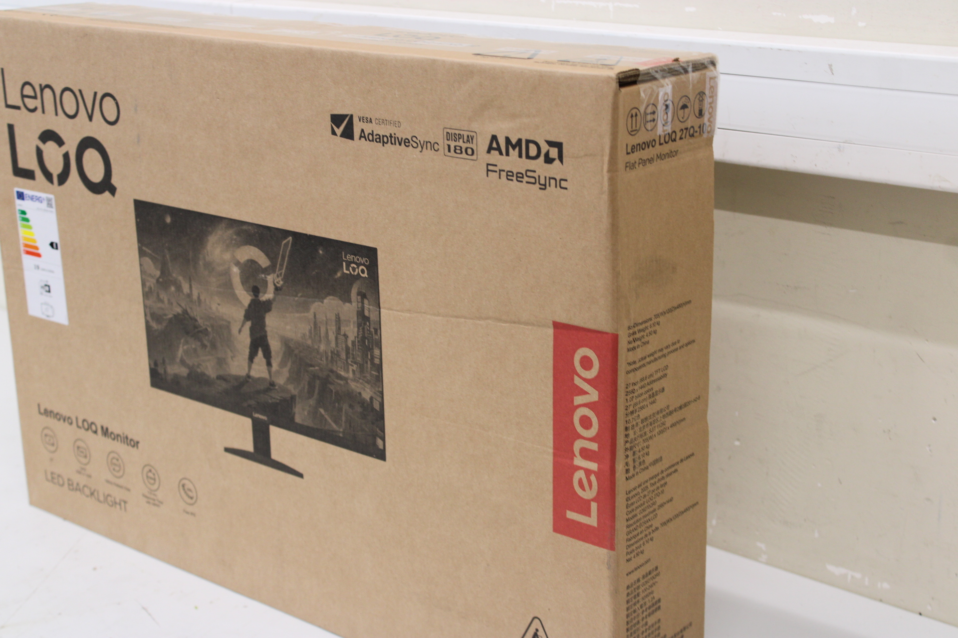 SALE OUT. Lenovo LOQ 27Q-10 27 inch Monitor SALE OUT. Lenovo LOQ 27Q-10 27 " IPS QHD 16:9 180 Hz 0.5/1/2/3/4 ms 2560 x 1440 pixels 300 cd/m² 2 Grey Warranty 36 month(s) DAMAGED PACKAGING - Image 4