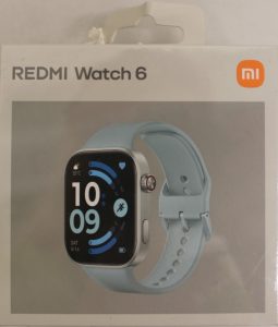 SALE OUT. Xiaomi REDMI Watch 6, Glacier Blue SALE OUT. REDMI Watch 6 Smart watch GPS (satellite) AMOLED 2.07" Waterproof Glacier Blue DAMAGED PACKAGING