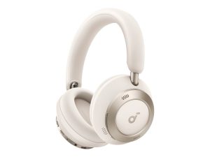 Anker Soundcore Foldable Headphones Space One Pro Bluetooth Over-ear Microphone Cream White Wireless