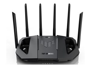 Asus Dual Band WiFi 7 Extendable Gaming Router TUF Gaming BE6500 802.11be 6500 Mbit/s Ethernet LAN (RJ-45) ports 4 Mesh Support Yes MU-MiMO Yes Antenna type External fixed 1