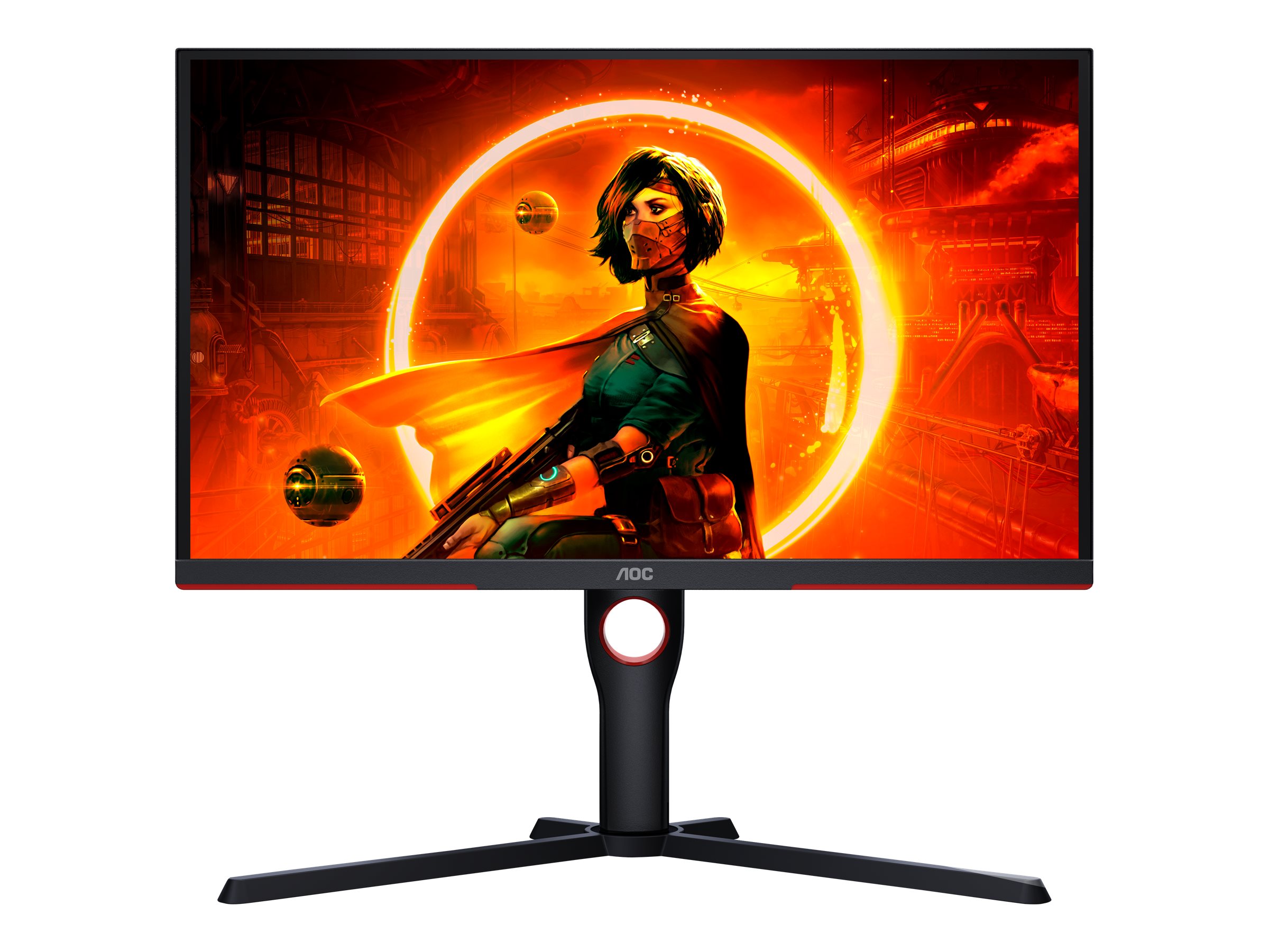 AOC Monitor 25G3ZM/BK 24.5 " VA FHD 16:9 240 Hz 1 ms 1920 x 1080 300 cd/m² HDMI ports quantity 2 Black/Red Warranty 36 month(s)