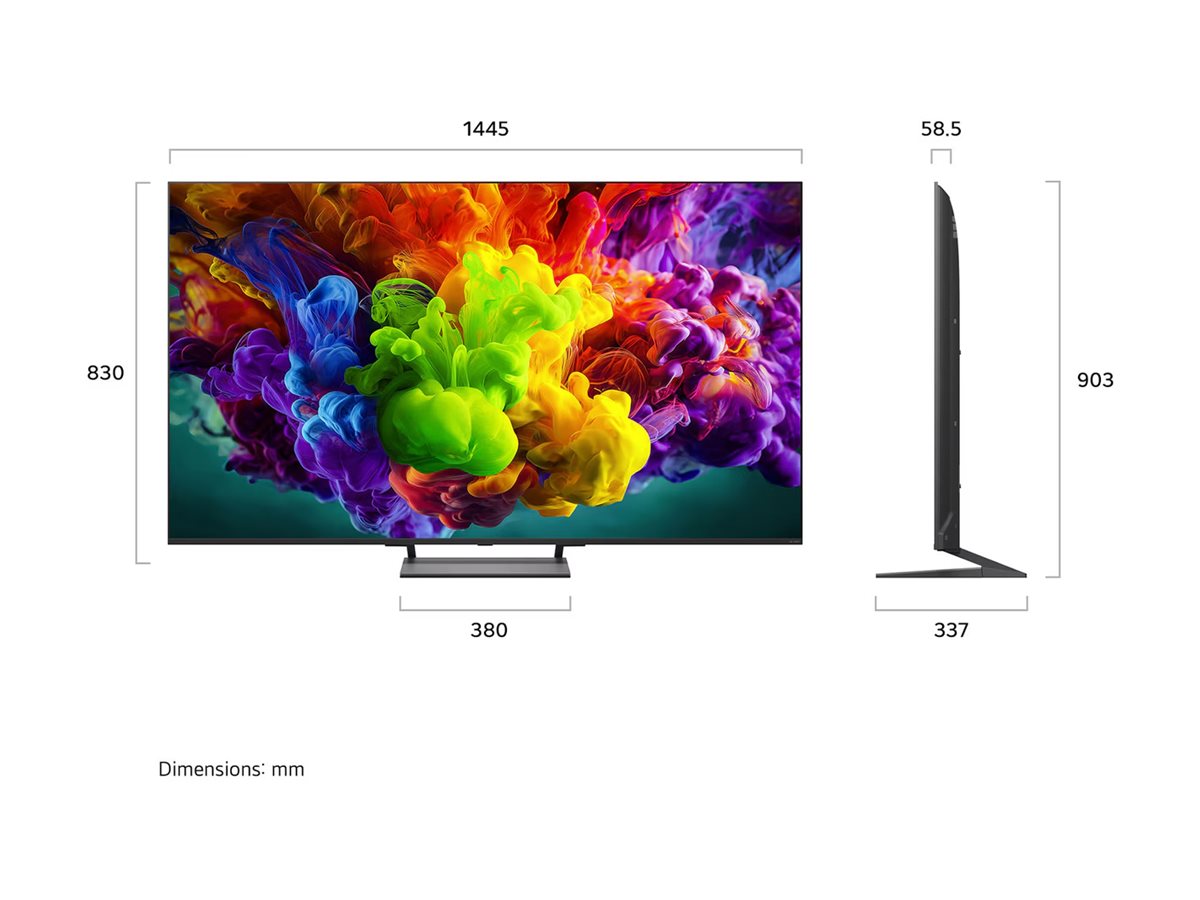 LG QNED 4K evo AI Mini LED TV 65QNED93B6A 65 Smart TV webOS UHD Black - Image 4