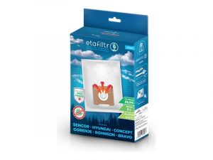 ETA Dust bags for vacuum cleaners Concept, ECG, Gorenje, Hyundai, Rohnson, Samsung, Sencor, Tesla and others ETASEN1 4 pc(s) White