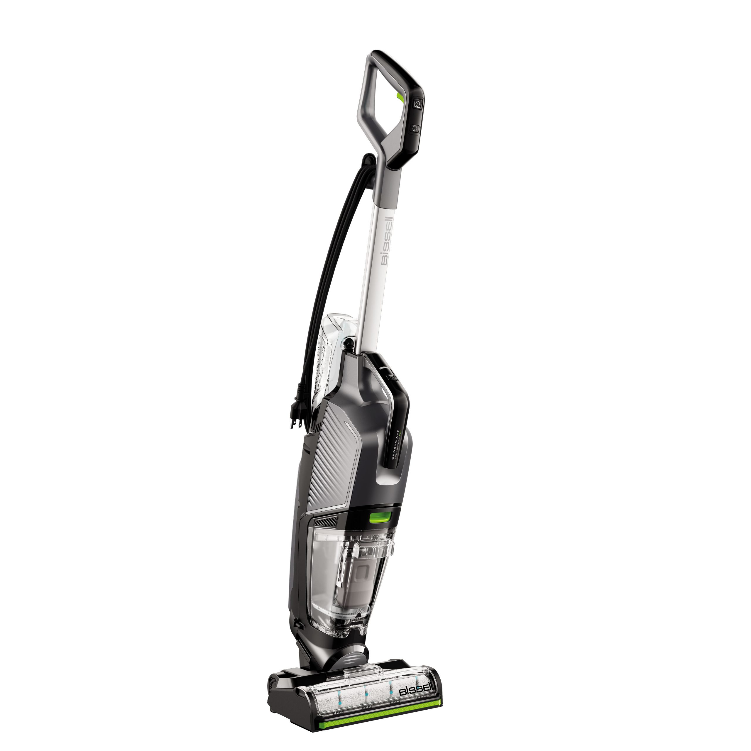 Bissell All-in one Multi-Surface Cleaner 3527N Crosswave HydroSteam Pet Select Corded operating Washing function 1100 W N/A V Titanium/Black/Silver/Lime - Image 3