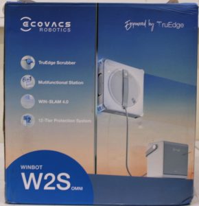 SALE OUT. Ecovacs Window Cleaning Robot WINBOT W2S OMNI Corded 8000 Pa White DAMAGED PACKAGING AND PAINT, MISSING CLEANING BOTTLE. ITEM AND PARTS ARE SCRATCHED, DIRTY