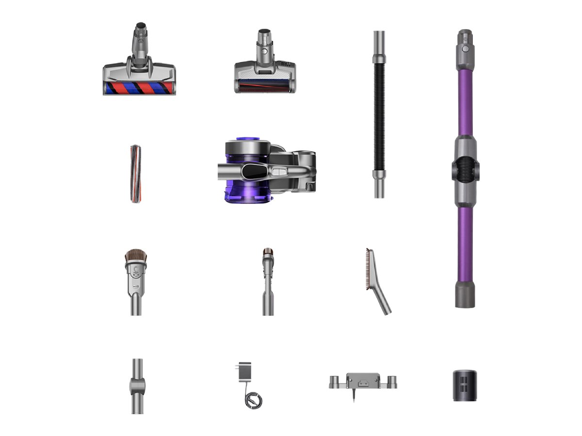 Jimmy Vacuum Cleaner JV85 Pro Cordless operating Handstick and Handheld 600 W 28.8 V Operating time (max) 70 min Purple/Grey Warranty 24 month(s) Battery warranty 12 month(s) — изображение 4