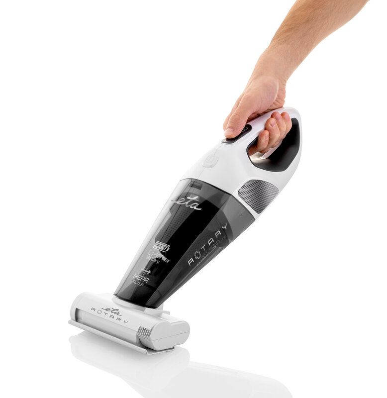 ETA Vacuum cleaner Rotary ETA142590000 Cordless operating Handheld - W 14.4 V Operating time (max) 25 min White Warranty 24 month(s) Battery warranty 6 month(s) - Pilt 4