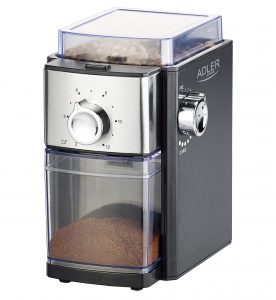 Adler Coffee Grinder AD 4448 300 W Coffee beans capacity 250 g Number of cups 12 per container pc(s) Black