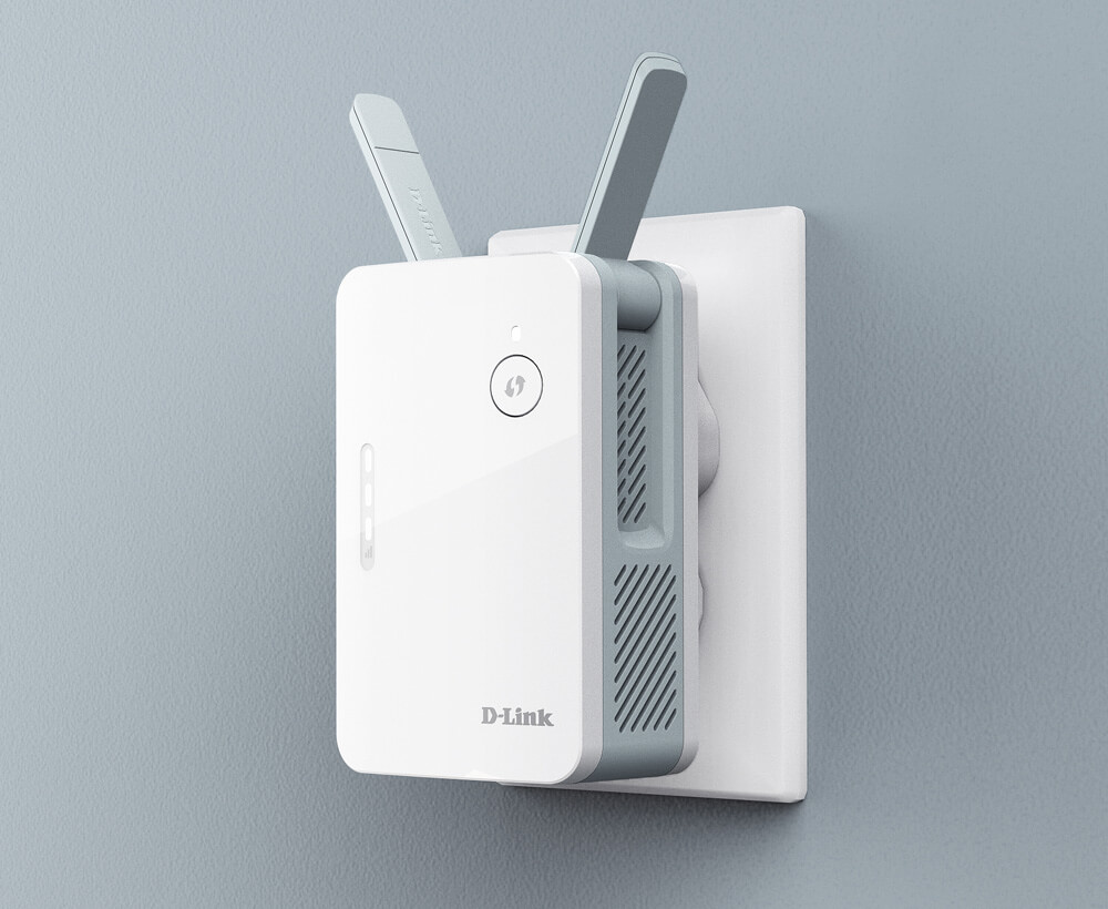 D-Link AX1500 Mesh Range Extender E15/E 802.11ac 300+1200 Mbit/s 10/100/1000 Mbit/s Ethernet LAN (RJ-45) ports 1 No mobile broadband MU-MiMO Yes Antenna type 2xExternal - Image 6