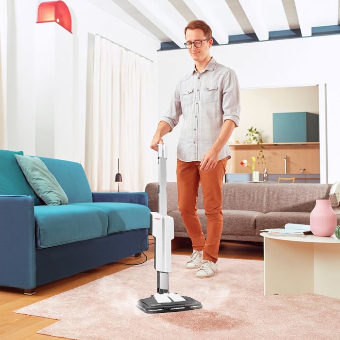 Polti Steam mop with integrated portable cleaner PTEU0304 Vaporetto SV610 Style 2-in-1 Power 1500 W Steam pressure Not Applicable bar Water tank capacity 0.5 L Grey/White - Image 5