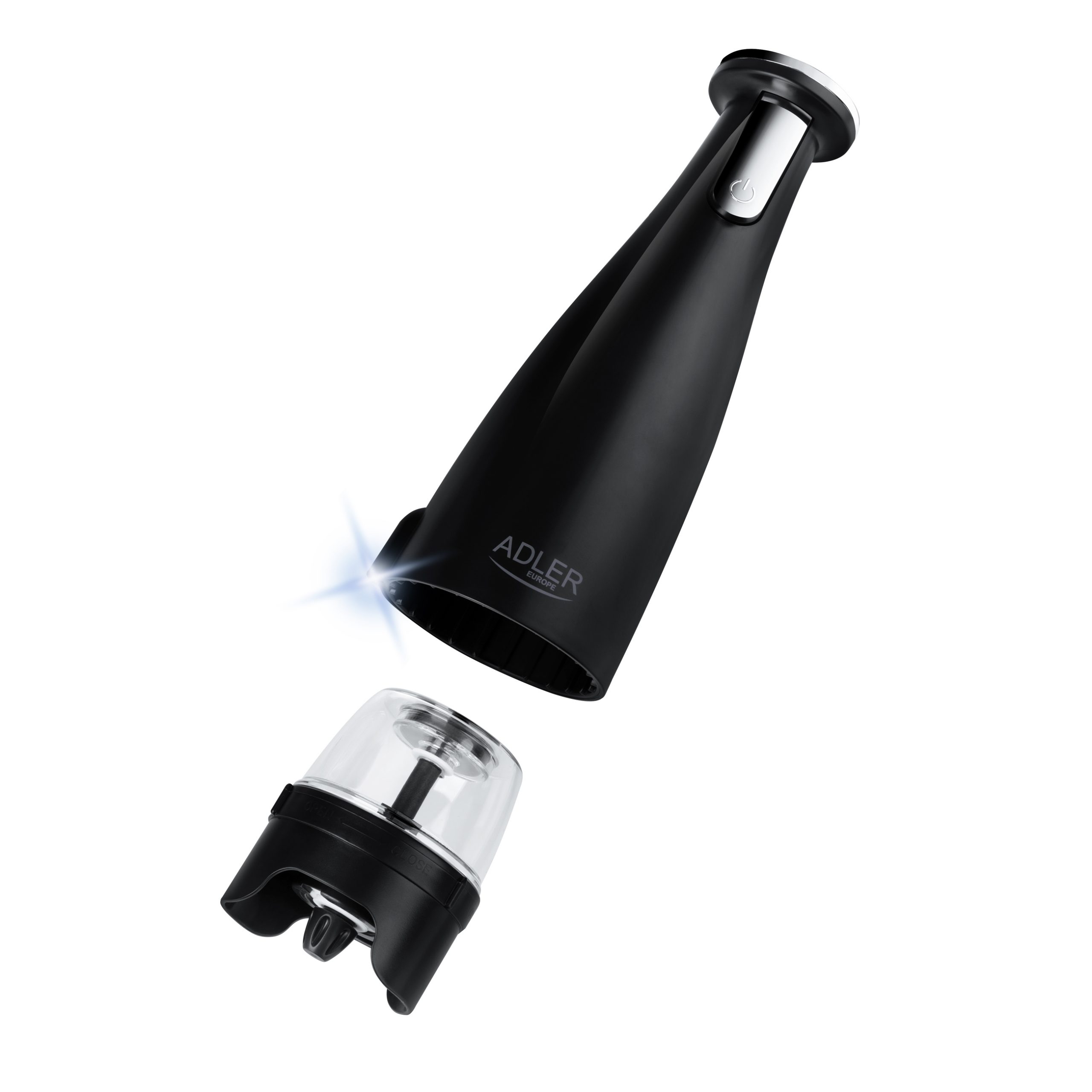 Adler Electric Salt and pepper grinder AD 4449b Housing material ABS plastic 7 W Lithium Matte Black - Image 5