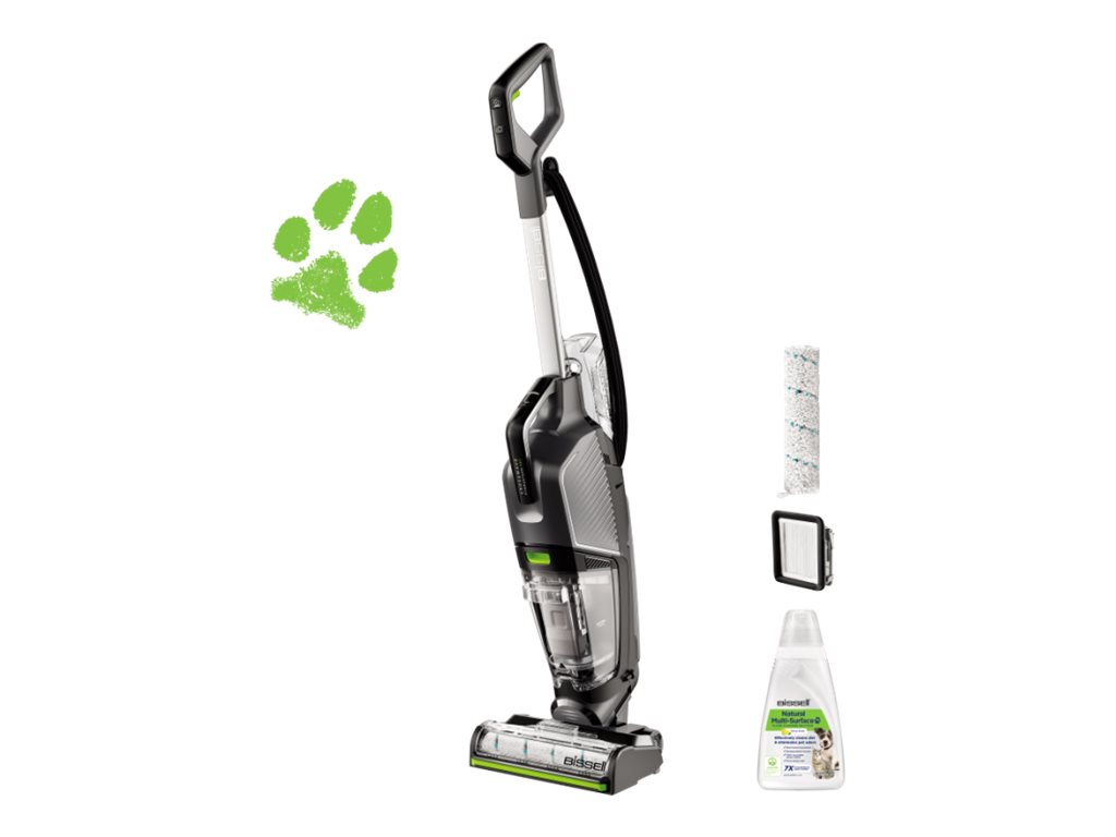 Bissell All-in one Multi-Surface Cleaner 3527N Crosswave HydroSteam Pet Select Corded operating Washing function 1100 W N/A V Titanium/Black/Silver/Lime - Image 2