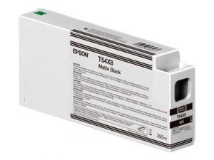 Epson Singlepack T54X80N UltraChrome HDX/HD 350ml Matte Black Epson C13T54X80N Epson T54X8 - matte black - original - ink cartridge Epson UltraChrome HDX / Ultrachrome HD Matte black