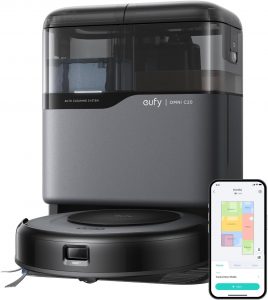 Anker Eufy Robot Vacuum Cleaner with All-in-One Station Omni C20 Wet&Dry 7000 Pa Gray