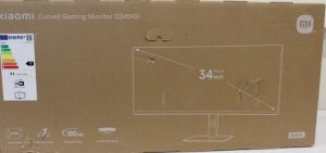 SALE OUT. Xiaomi G34WQi 34 " WQHD 21:9 180 Hz 1 ms 3440 x 1440 pixels 350 cd/m² HDMI ports quantity 2 Black Warranty 24 month(s) DAMAGED PACKAGING
