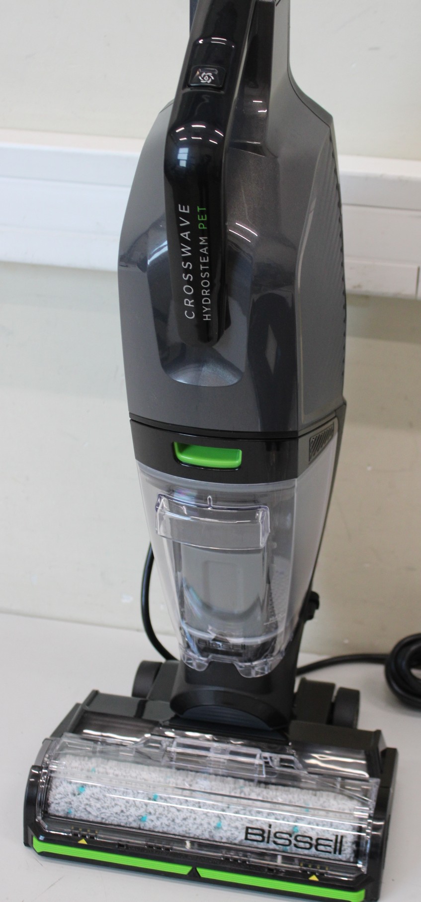 SALE OUT. Bissell All-in one Multi-Surface Cleaner 3527N Crosswave HydroSteam Pet Select Corded operating Washing function 1100 W N/A V Titanium/Black/Silver/Lime Warranty 24 month(s) UNPACKED, SCRATCHES, MISSING INNER PACKAGING - Image 3