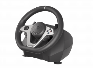 Genesis Driving Wheel Seaborg 400 Silver/Black Game racing wheel