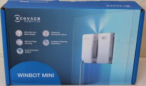 SALE OUT. Ecovacs Windows Cleaner Robot WINBOT MINI GREY Corded Grey DAMAGED PACKAGING