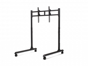 Next Level Racing Floor stand Round Tube Freestanding Single Monitor Stand Up to 65 " Height adjustment, Tilt Maximum weight (capacity) 50 kg Black