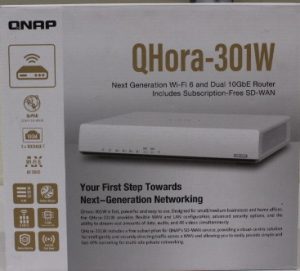 SALE OUT. QNAP QHora-301W WiFi 6 up to 3.5Gbps Speed AX optimized Quad-Core Processor 4x4 MU-MIMO & OFDMA 2* 10GbE (Multi-Gig) WAN/LAN adjus SALE OUT. QNAP Dual bandRouter QHora-301W 802.11ax Ethernet LAN (RJ-45) ports 6 Mesh Support Yes MU-MiMO Yes No mobile broadband Antenna type Internal 36 month(s) DEMO