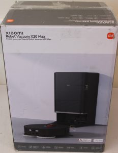 SALE OUT. Xiaomi Robot Vacuum X20 Max EU Wet&Dry 5200 mAh 8000 Pa Black REFURBISHED, USED, DIRTY, SCRATCHED