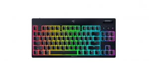 Razer BlackWidow V4 Low-Profile HyperSpeed Keyboard Wireless US Bluetooth Green Switches Black