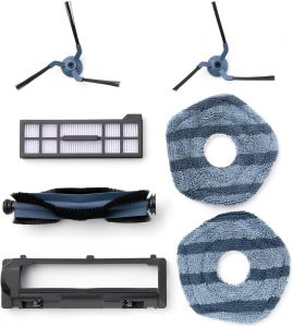 Anker Eufy Replacement Parts Kit for Eufy C20 Omni Robot Vacuum, Roller Brush with Bristles and Rubber, Brush Guard, 2 Side Brushes, Washable Filter, and 2 Mop Cloths