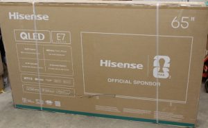 SALE OUT. Hisense 65E7Q 65" (164 cm) UHD QLED Smart TV SALE OUT. Hisense UHD QLED Smart TV 65E7Q 65" Smart TV VIDAA OS UHD Black DAMAGED PACKAGING