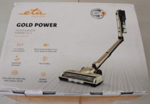 SALE OUT. ETA Vacuum Cleaner Gold Power 1212 90000 Cordless operating 250 W 21.6 V Operating time (max) 35 min Cream Warranty 24 month(s) DEMO, USED