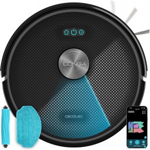 Cecotec Robot Vacuum Cleaner Conga M70 Wet&Dry Operating time (max) 250 min 4500 mAh Dust capacity 400 L 20000 Pa Black