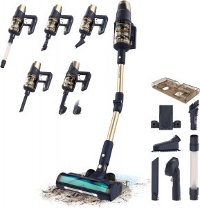 Cecotec Vacuum cleaner Rockstar RX70 AquaPet Flex Conga Cordless operating Stick/handheld 780 W Operating time (max) 100 min Blue/Gold
