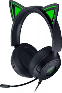 Razer Gaming Headset Kraken Kitty V3 X Wired Over-Ear Microphone Black