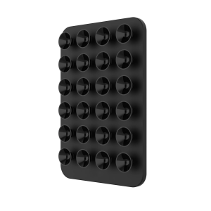 Fixed MagSafe Holder With Suction Cups MagMate Apple iPhone 12 and newer, or any phone with a MagSafe case Liquid Silicone Black
