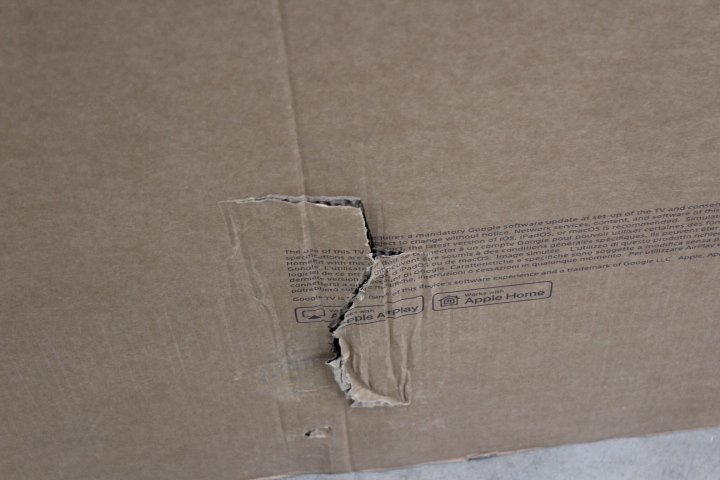 SALE OUT. Sony K75S35B Bravia 3 75" (189cm) 4K Ultra HD Smart Google D-LED TV SALE OUT. Sony TV K75S35B Bravia 3 75 Smart TV Google TV 4K UHD DAMAGED PACKAGING, UNPACKED - Image 3