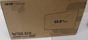 SALE OUT. Acer Nitro XF240Y 69cm 23.8'' FHD IPS 240Hz Zero Frame FC 16:9 1ms/0.5ms(GTG, Min.) 250nits 2xHDMI(2.0) DP(1.4) MM HDR10 FreeSync SALE OUT. Acer Nitro XF240Y 24 " IPS FHD 16:9 240 Hz 0.5/1 ms 1920 x 1080 pixels 250 cd/m² HDMI ports quantity 2 Black Warranty 24 month(s) DAMAGED PACKAGING, DEMO