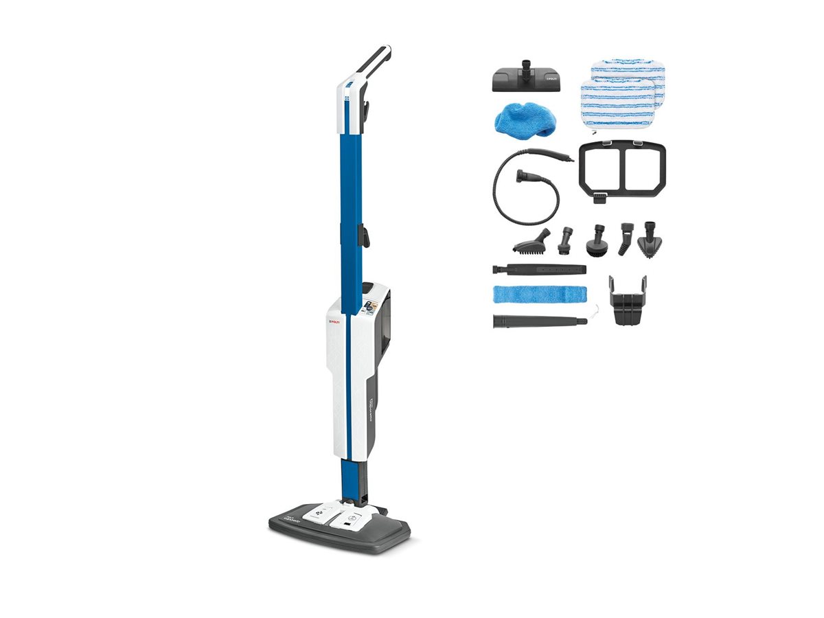 Polti Steam mop with integrated portable cleaner PTEU0305 Vaporetto SV620 Style 2-in-1 Power 1500 W Steam pressure Not Applicable bar Water tank capacity 0.5 L Blue/White - Image 5