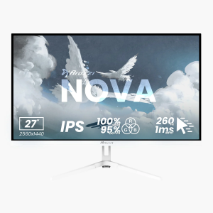 Arozzi Nova 27" IPS, 260Hz, Computer Monitor - White