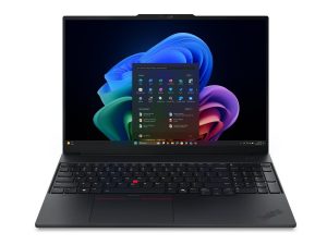 Lenovo ThinkPad E16 G4 Intel Black 16 " IPS WUXGA 1920 x 1200 pixels Anti-glare Intel Core Ultra 7 355 16 GB SODIMM DDR5 Solid-state drive capacity 512 GB Intel Graphics Windows 11 Pro 802.11be Bluetooth version 5.4 Keyboard language English Keyboard backlit Warranty 36 month(s) Battery warranty 12 month(s)