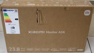 SALE OUT. Xiaomi Monitor A24i 2026 SALE OUT. Xiaomi Monitor A24i 202 24 " IPS FHD 16:9 144 Hz 6 ms 1920 x 1080 pixels 300 cd/m² HDMI ports quantity 1 Warranty 24 month(s) DAMAGED PACKAGING