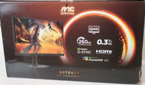 SALE OUT. AOC Gaming Q27G4ZR 27", 2560x1440/1ms/400cd/m², HDMI, DisplayPort, Headphone Out SALE OUT. AOC Q27G4ZR 27 " Fast IPS QHD 16:9 240 Hz 1 ms 2560 x 1440 pixels 400 cd/m² HDMI ports quantity 2 Black Warranty 36 month(s) DAMAGED PACKAGING