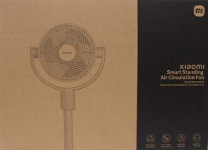 SALE OUT. Smart Standing Air Circulation Fan EU Stand Fan Diameter 32 cm Number of speeds 100 Oscillation White DEMO