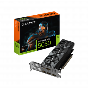 Gigabyte GeForce RTX 5050 OC Low Profile 8G NVIDIA 8 GB GeForce RTX 5050 GDDR6 HDMI ports quantity 2 PCI-E 5.0