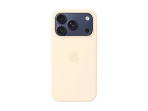 Apple iPhone 17 Pro Silicone Case with MagSafe – Vanilla Apple