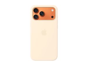 Apple iPhone 17 Pro Max Silicone Case with MagSafe – Vanilla Apple