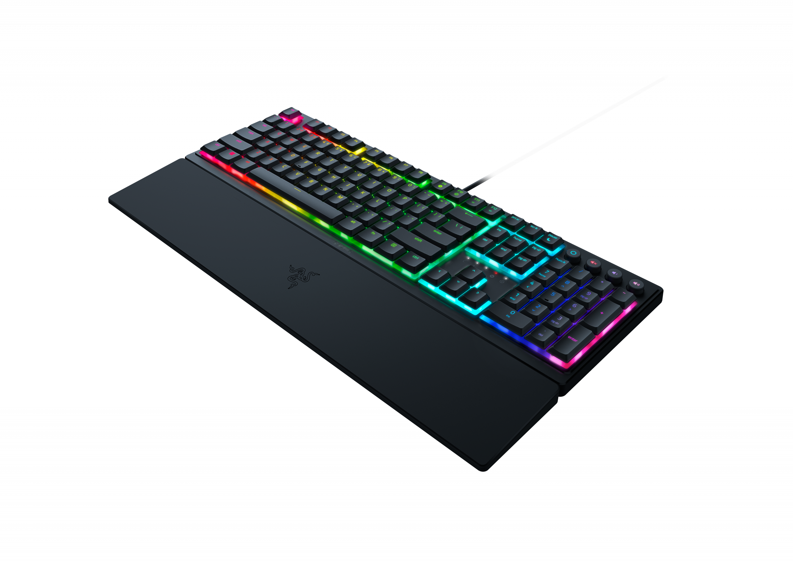 Razer Ornata V3 Gaming Keyboard Wired RGB LED light Cyrillic Razer Mecha-Membrane Black — изображение 2