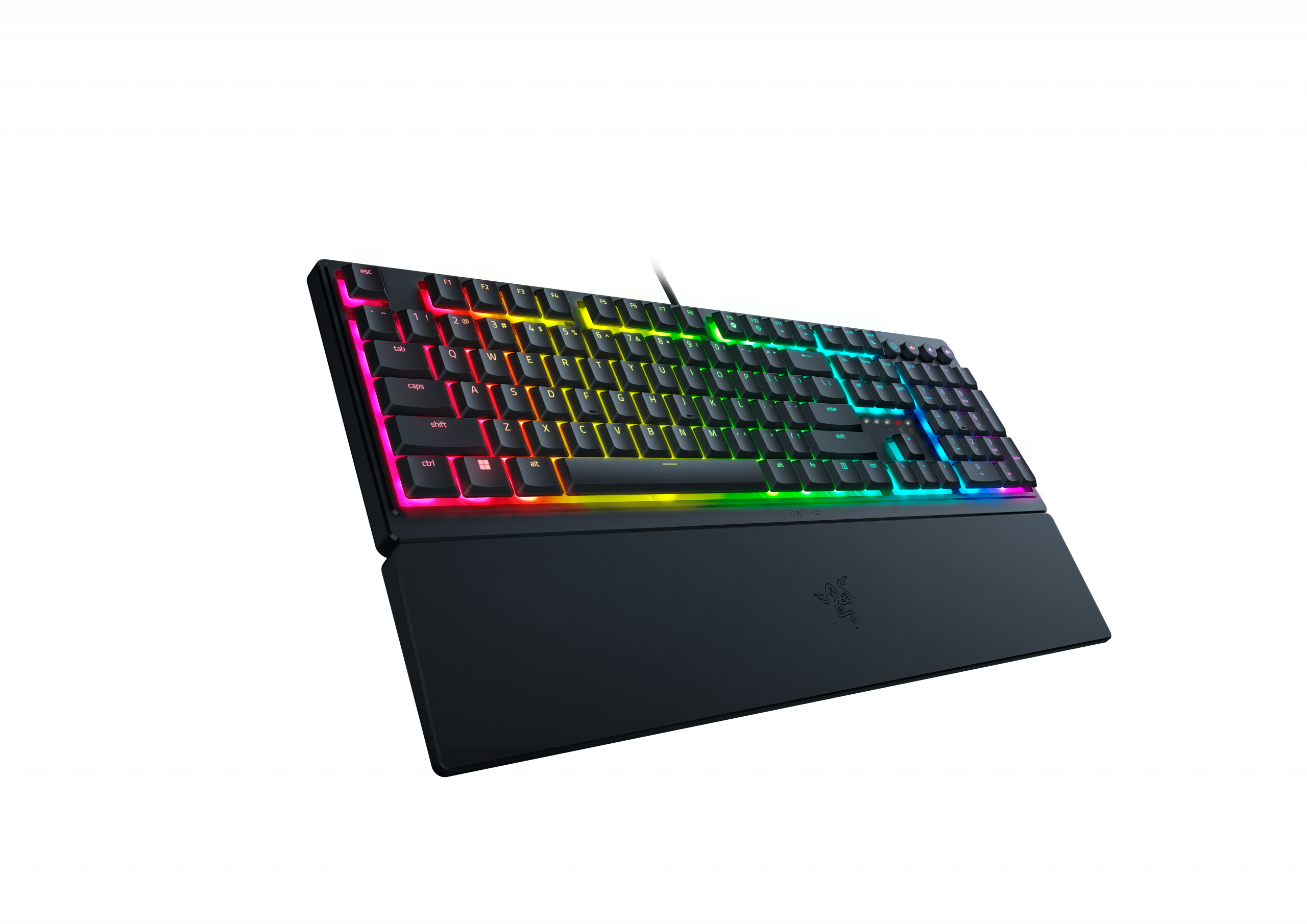 Razer Ornata V3 Gaming Keyboard Wired RGB LED light Cyrillic Razer Mecha-Membrane Black — изображение 3